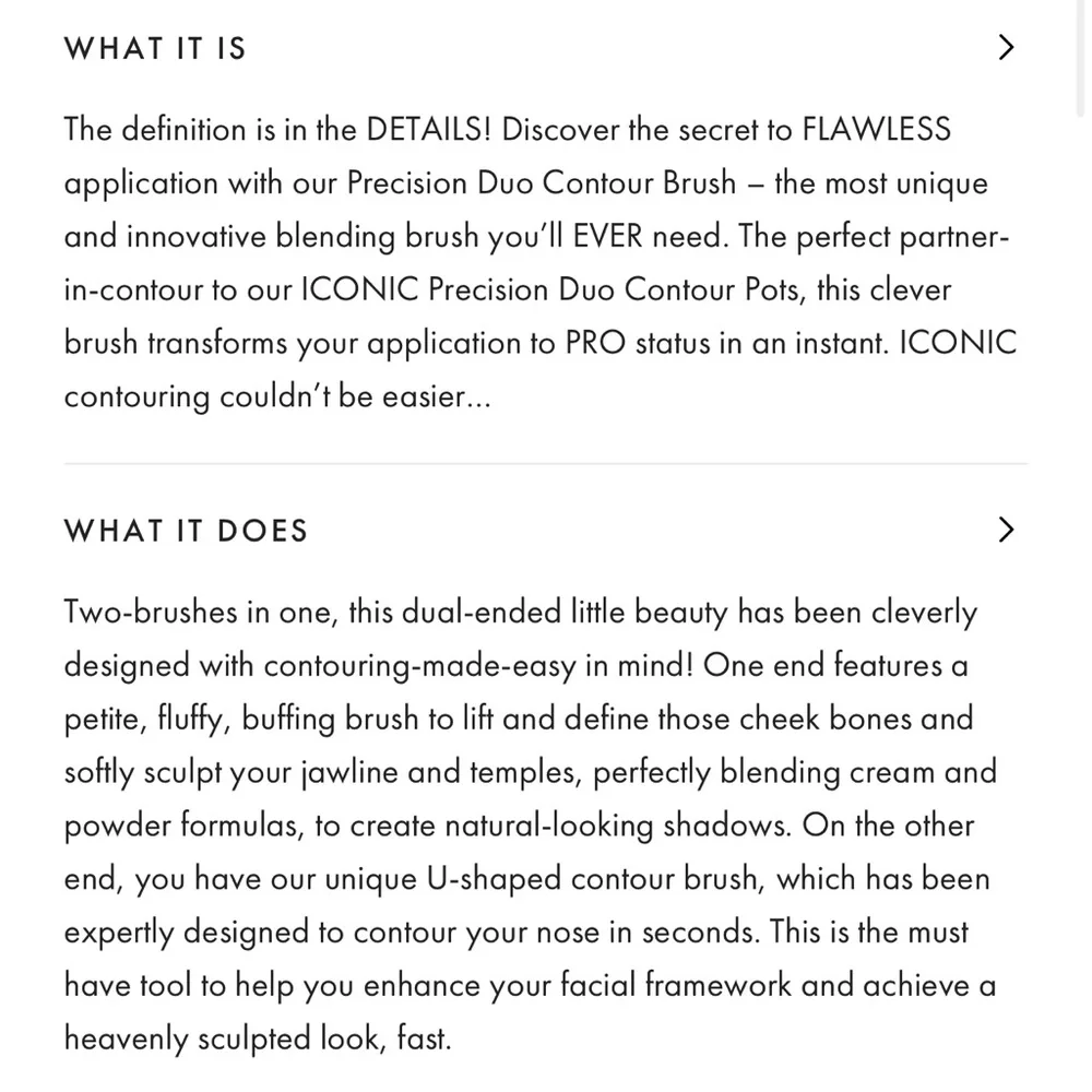 Iconic London Precision Duo Contour Double-Ended Makeup Brush